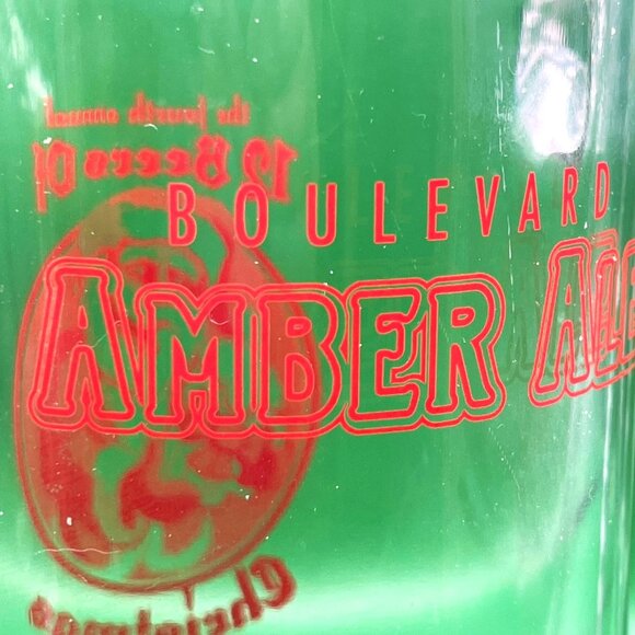 Boulevard Brewing Co Amber Ale 12 Beers Christmas Glass Stein 4th Annual Event - Picture 9 of 10
